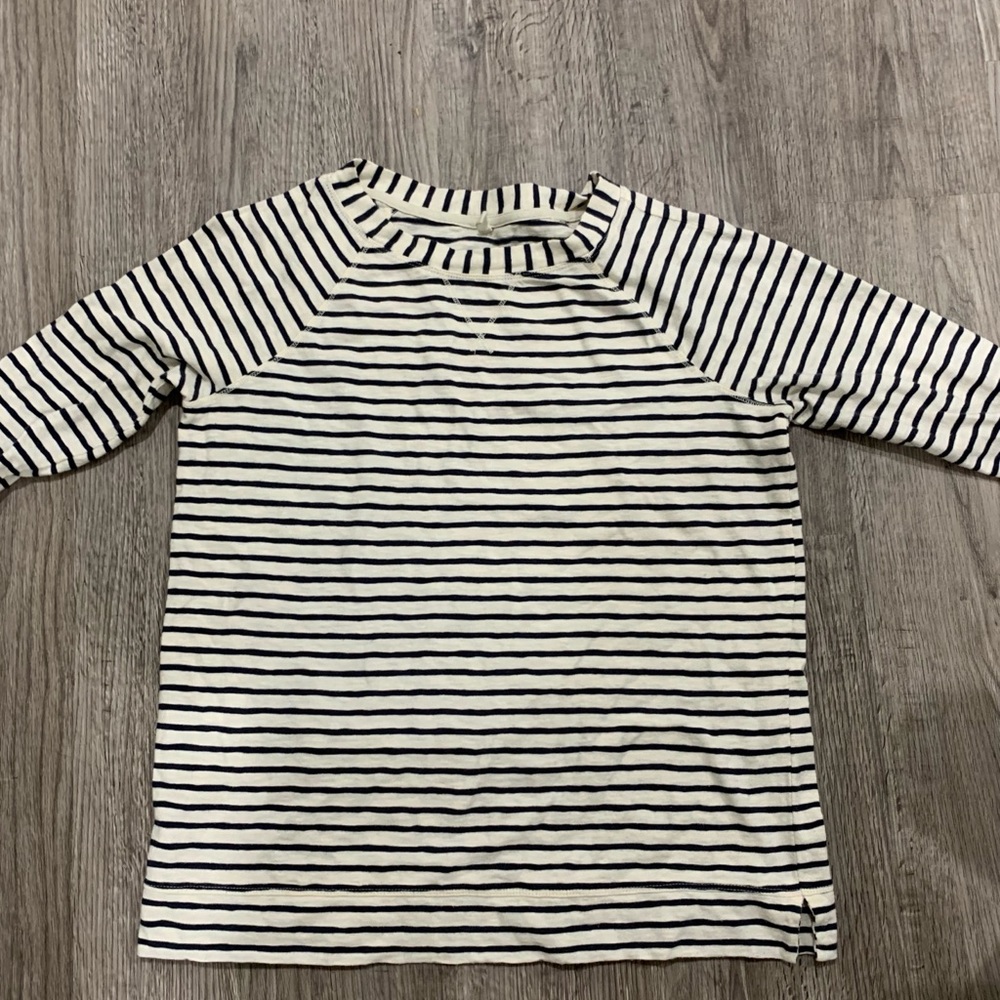 Lou & Grey Striped White Top